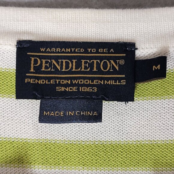 Pendleton Womens Striped Cardigan Sweater Size M Long Sleeve Multicolor Colorful - Picture 7 of 11